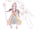 Temna's Sensei form outfit and Shakujo